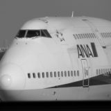 【飛行機撮影】ANA BOEING 747-400D｜モノクロで振り返るジャンボの姿